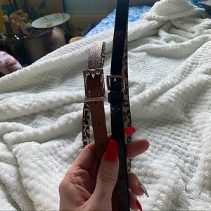 Set of 2 Thin Betsy Johnson Belts